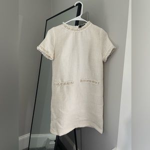 shein Pearl tweed dress size xs
